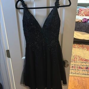 JJs House Black Midi Dress